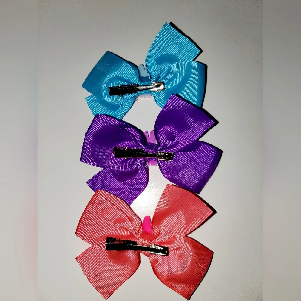 Bundle Of 3 Beautiful Inspired Labubu Monster Alligator Hair Clips NWOT